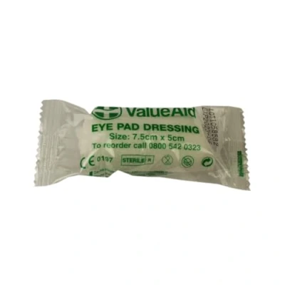 Image of Value Aid Eye Dressing with Bandage Single