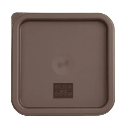 Image of Hygiplas Square Brown Lid to fit Medium 5.5/7Ltr