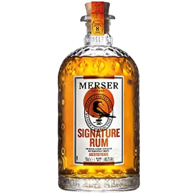 Image of NEW Merser Signature Rum 70cl An Exquisite Blend of Caribbean Rums Aged up to 8 years Award Winning 40.2% ABV
