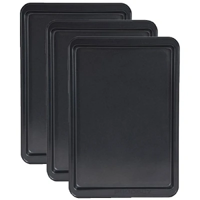 Image of Set of 3 36cm Non Stick Medium Oven Trays