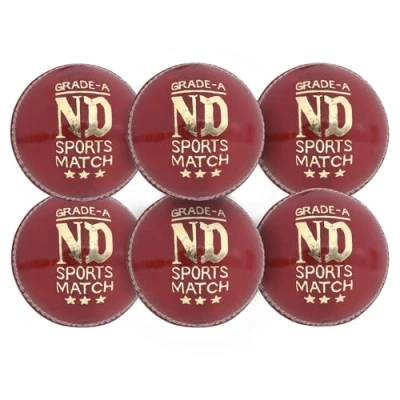 Image of ND Sports Match Quality Cricket Balls Grade A Ball 6