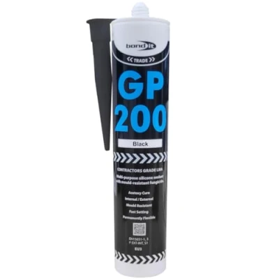 Image of Demsun 310ml GP200 General Purpose Silicone Sealant Black