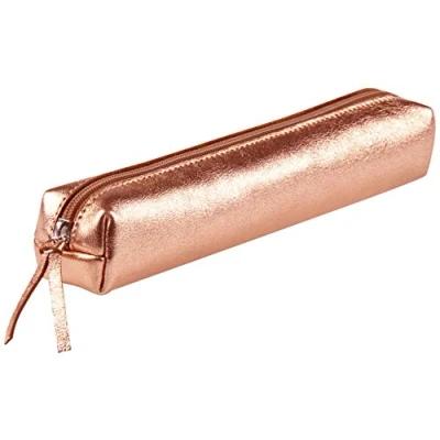 Image of Clairefontaine Cuirisé Pencil Cases, 20 cm, Brown (Rame)