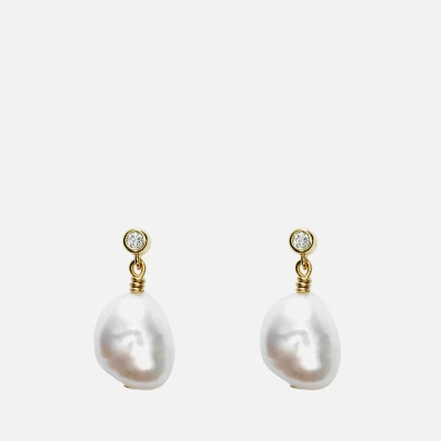 Image of Anni Lu Women&#039;s Pearly Earring Gold