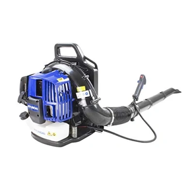 Image of Hyundai 52cc Backpack Petrol Leaf Blower, 170mph Air Speed, 2 Stroke