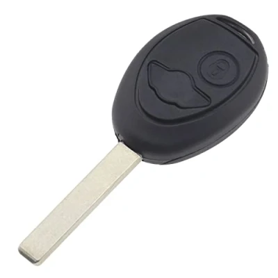 Image of OTOTEC 2 Button Key Fob Case Shell Compatible with BMW Mini 2002 2005 (Uncut Blade)