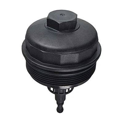 Image of 11421744000 Cover, oil filter housing BLUE PRINT ADBP990006 107mm with seal ring BMW: Z4 Roadster, X5