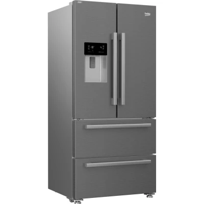 Image of Beko GNE460520DVPX HarvestFresh American Style Fridge Freezer