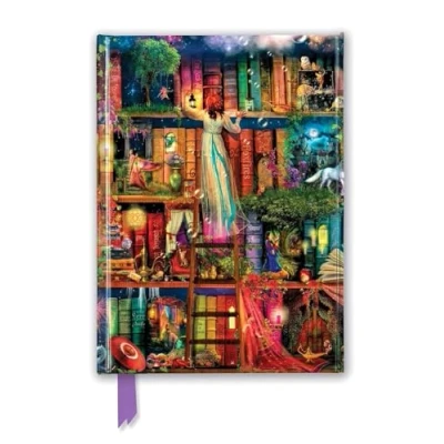 Image of Aimee Stewart: Treasure Hunt Bookshelves (Foiled Journal) (Flame Tree Notebooks)