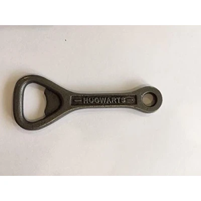 Image of Hogwarts School Beer Bottle Opener, Antique Cast Iron by Hardware For You Ltd