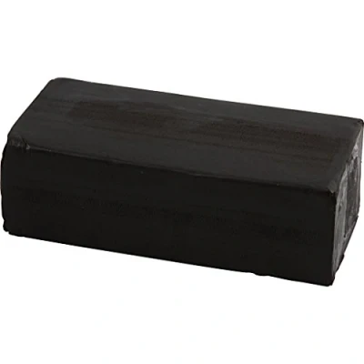Image of Creativ 78680 Soft Clay, size 13x6x4 cm, black, 500g