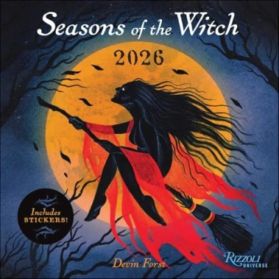 Image of Seasons of the Witch 2026 Wall Calendar (Includes Stickers)