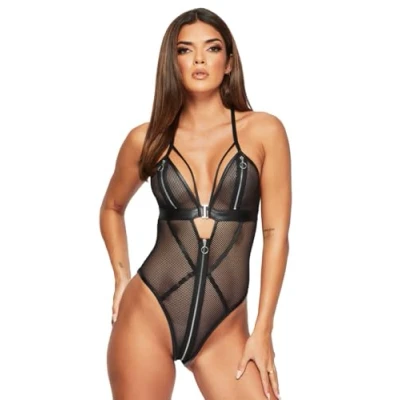 Image of Ann Summers Zorah Crotchless Body Black