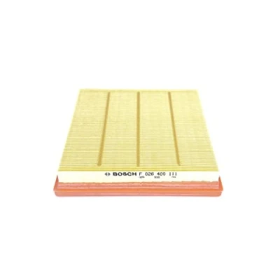 Image of 95519048 Air Filter BOSCH F 026 400 111 43mm 258mm 290mm Insert VAUXHALL: Insignia Mk1, Mk1 Limousine