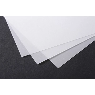 Image of Clairefontaine Ref 975104C Tracing Paper (10 Sheets) 50x65cm Sized, 110g, High Transparency, Smooth Surface, Acid Free, Printable Suitable for Ink, Marker &amp; Pencil