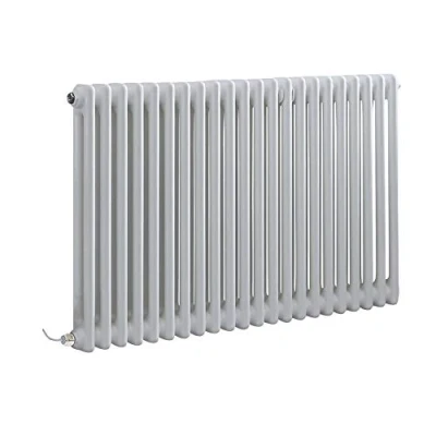 Image of Milano Windsor 1200W White Cast Iron Style Double Column Electric Radiator WiFi 600mm x 1010mm