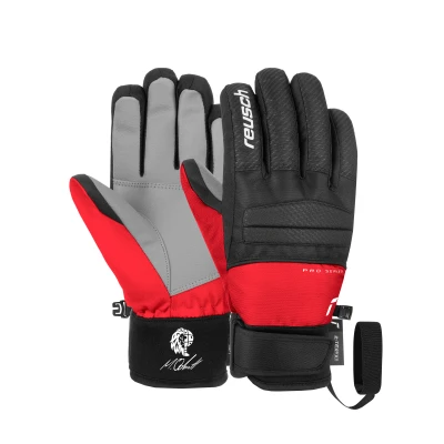 Image of Reusch Warrior R TEX® XT Junior Warm, Waterproof, Windproof and Breathable Winter Gloves, Finger Ski Snow Gloves for Children, Kids, Teenagers, Girls Boys