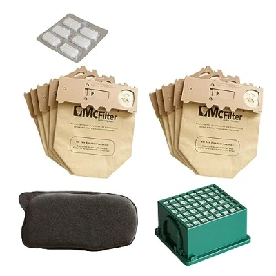 Image of Multiple Sets Of Replaceable Hepa Filters Carbon Compatible With VORWERK KOBOLD VK130 VK131 FP130 FP131 Vacuum Cleaner Spare Parts(D)