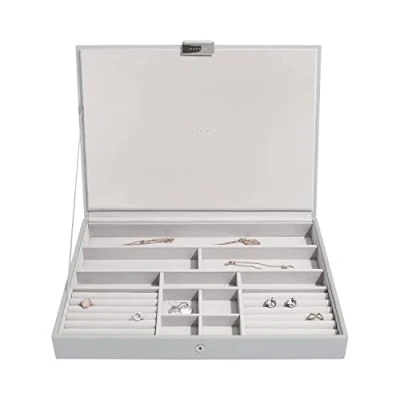 Image of Stackers Pebble Grey Supersize Jewellery Box Lid