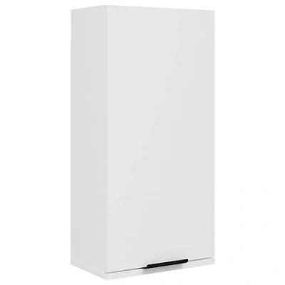 Image of vidaXL Wall mounted Bathroom Cabinet Washroom Furniture Toilet Vanity Unit Cupboard Storage Medicine Sink with Door White