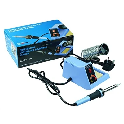 Image of 48W Temperature Adjustable Soldering Station Solder Iron Kit Electronics DIY Hobby Repairs (48w Station)
