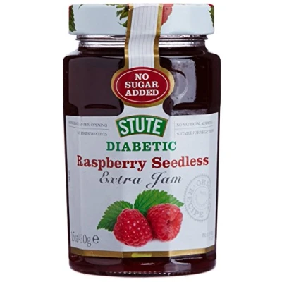 Image of Stute Raspberry Seedless Jam 430g (Pack of 2)