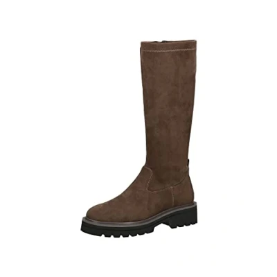 Image of CAPRICE Women&#039;s 9 25607 29 Mid Calf Boot, Khaki Stretch 774, 6 UK