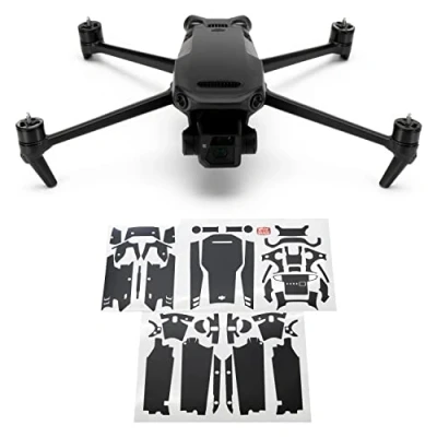 Image of WRAPGRADE Full Skin Stickers Compatible with Mavic 3 / Classic (STEALTH BLACK)