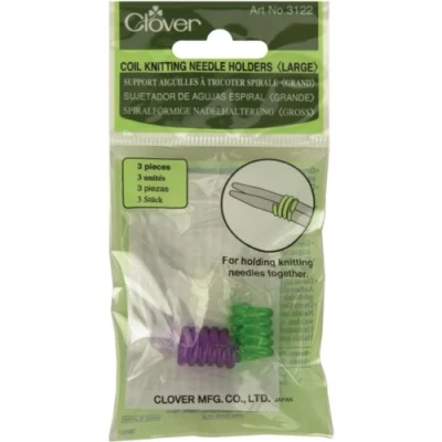 Image of Clover Coil Knitting Needle Holder Large, Other, Multicoloured