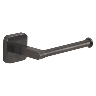 Image of Gedy Tonga Matte Graphite Toilet Roll Holder