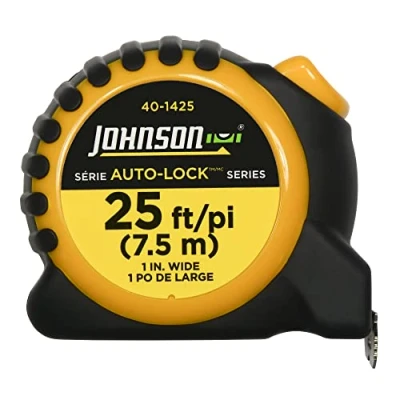 Image of Johnson Level &amp; Tool 40 1425 25&#039; x 1&quot; Auto Lock™ Inch/Metric Power Tape