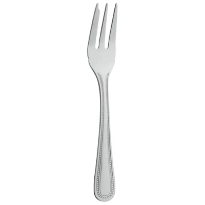 Image of Grunwerg Bead Pastry Forks PAFBDR, 18/0 Stainless Steel, Set of 12