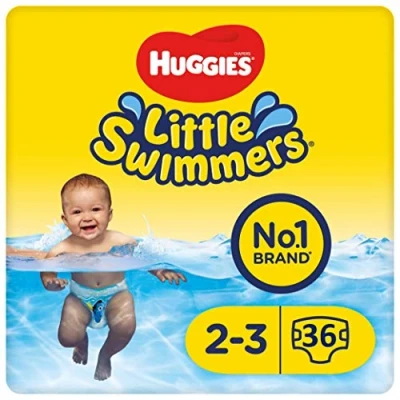 Image of Huggies Little Swimmers Nappies Size 2 3, x Packs of 12 (24 Nappies)