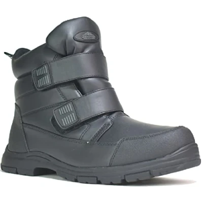 Image of sole london MENS THERMOLITE HIKING SKI SNOW LINING STRAP WINTER MUCKER THERMAL BOOTS SIZE UK