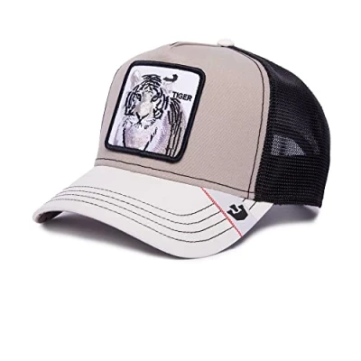 Image of Goorin Bros. The Farm MVP Collection Unisex Trucker Cap, Grey (MV Stripes), One Size