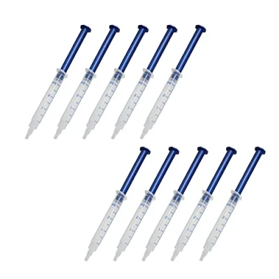 Image of 10 PCS 3ML Teeth Whitening Gel Refills 35% CP Bleaching Gel, Tooth Whitener Kit, Works with LED Light and Tray