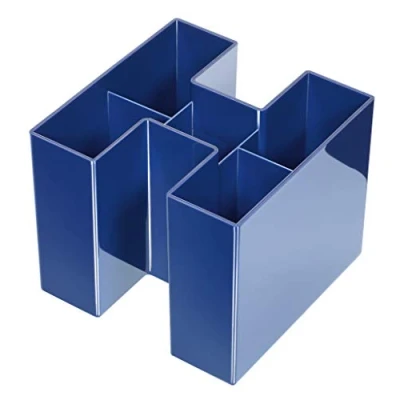 Image of HAN 17455 14, BRAVO Desk Tidy. A real eye catcher: trendy, glossy, expandable, distinctive and puristic, blue
