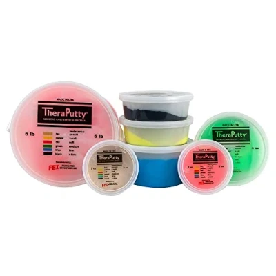 Image of Cando TheraPutty Therapeutic modelling clay 3 oz yellow (very light)