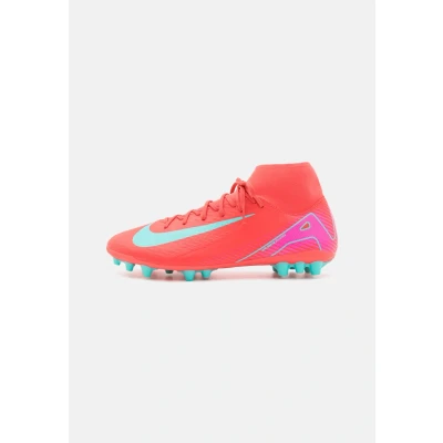 Image of Nike Performance ZM 10 Academy AG Moulded stud football boots, Size: 10, Ember glow/aurora green Textile/synthetics