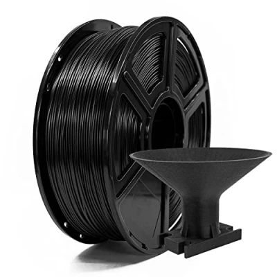 Image of FLASHFORGE ASA Filament 1.75mm, 3D Printer Filaments 1kg Spool Dimensional Accuracy +/ 0.02mm, no Smoke and Odor (Black, ASA)