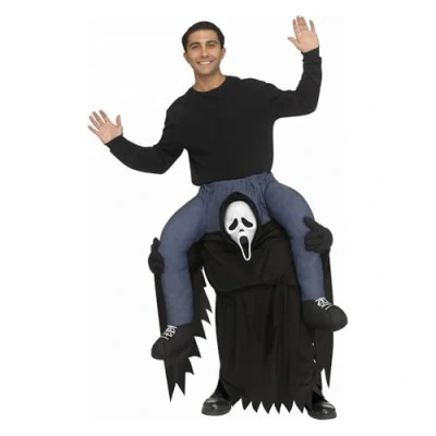 Image of Carry Me Ghost Face Fancy Dress Costume Adult One Size