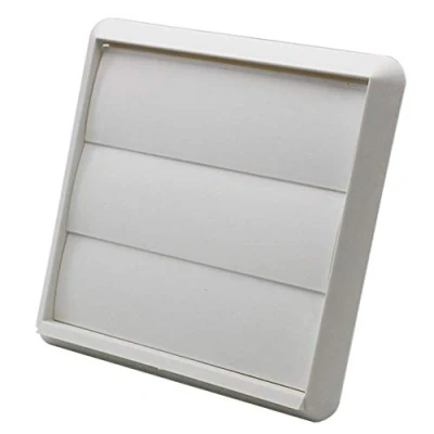 Image of Kair White Gravity Grille with Rectangular 110x54mm Rear Spigot