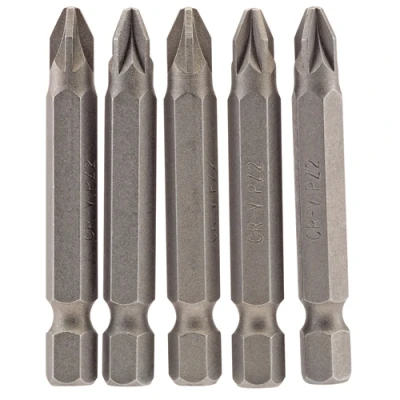 Image of Draper PZ Type Insert Bit, 1/4&quot; Hex, 50mm Long, No.2 (Pack of 5)
