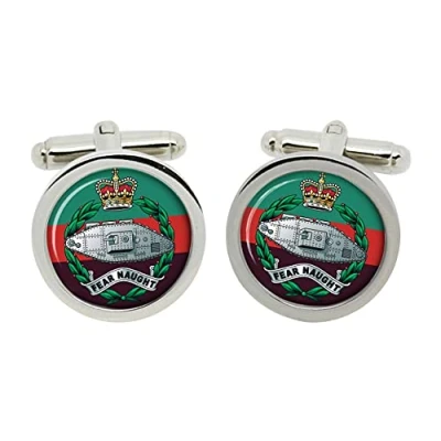 Image of Royal Tank Regiment, British Army Cufflinks in Box