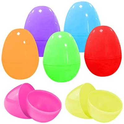 Image of Jsdoin Easter Eggs 28pcs Colourful Fillable Surprise Hunts Basket Fillers Christmas Springtime Party Favors Gift for Crafts Kids Kitchen Pretend Play Game Toys, Pink
