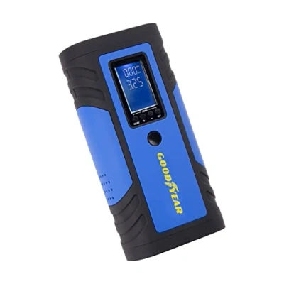 Image of Goodyear GOD0019 Digital Portable Compressor 150 PSI 8 Amp 2600mAh 7.4V USB C Type Charging, Blue