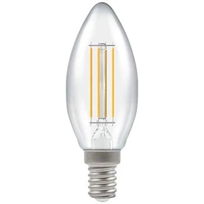 Image of Crompton LED Candle Filament Dimmable Clear 5W 2700K SES E14