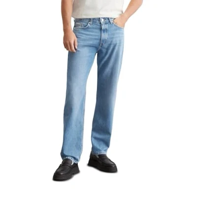 Image of Marc O&#039;Polo Denim MID Waist Straight leg jeans, Men&#039;s, Size: 32x34, Light blue