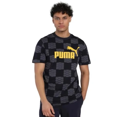 Image of Puma United TEE Print Tshirt, Men&#039;s, Size: Small, New navy