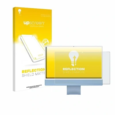 Image of upscreen Anti Glare Screen Protector compatible with Apple iMac 24&quot; 2021 2024 Protection Film Matte